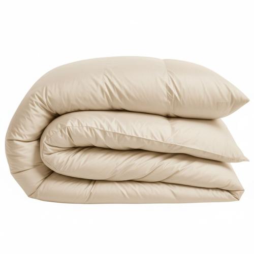 Tradiční péřová duchna Classic Line 140×200 cm z husího peří – krémová barva