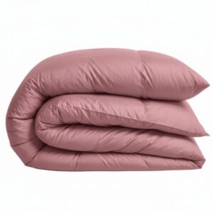 Péřová duchna Super Line 140×220 cm z husího peří – růžová barva
