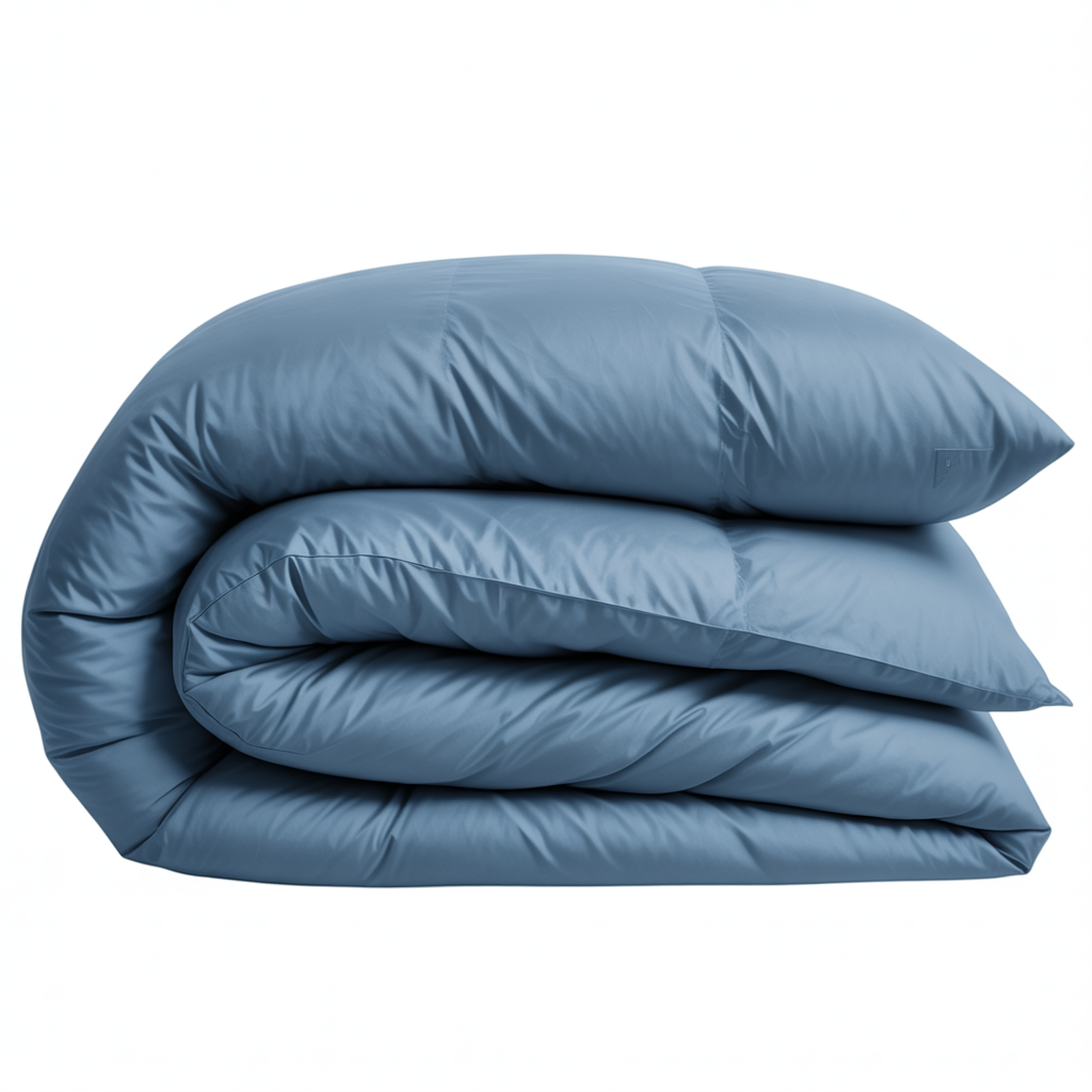 Tradiční péřová duchna Super Line 140×220 cm – modrá barva