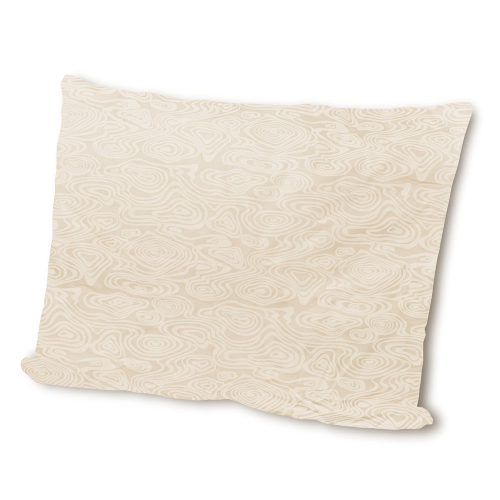 Péřový polštář Winter Line 70 × 90 cm se vzorovanou sypkovinou